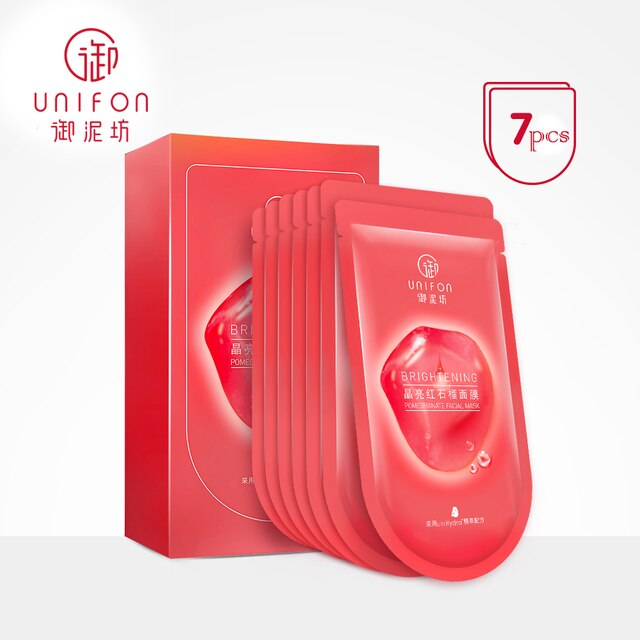 UNIFON Pomegranate Facial Mask (25ml*7pcs)